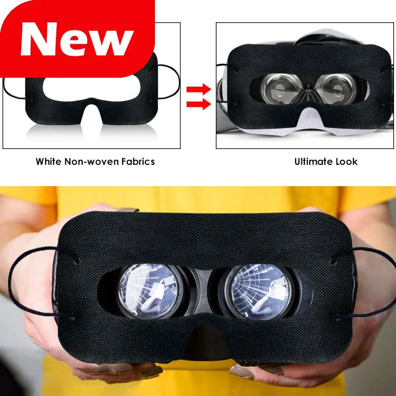 VR Disposable Eye Mask for Oculus Quest 2 Sweat Breathable Eye Mask Cover for Quest 3 Pico 4 PSVR2 HTC VIVE HP Accessories