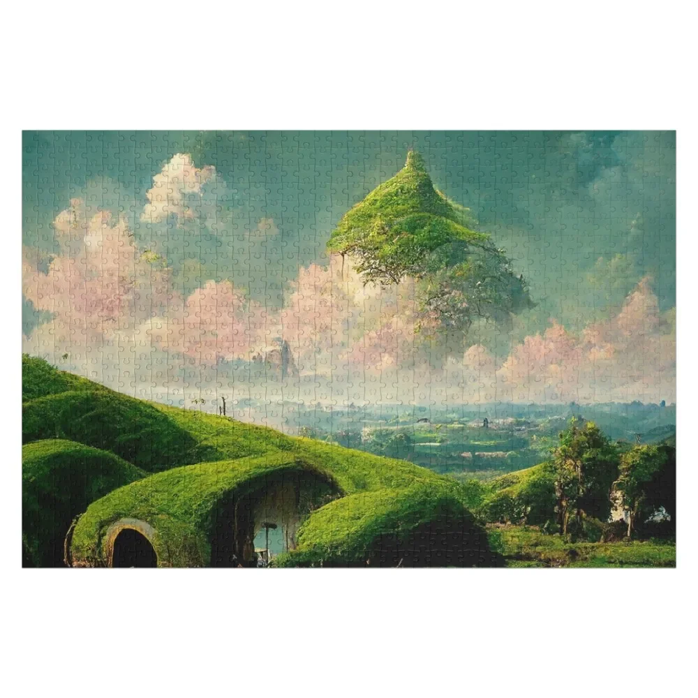 

The Shire Jigsaw Puzzle Picture Wooden Name Custom Personalized Puzzle