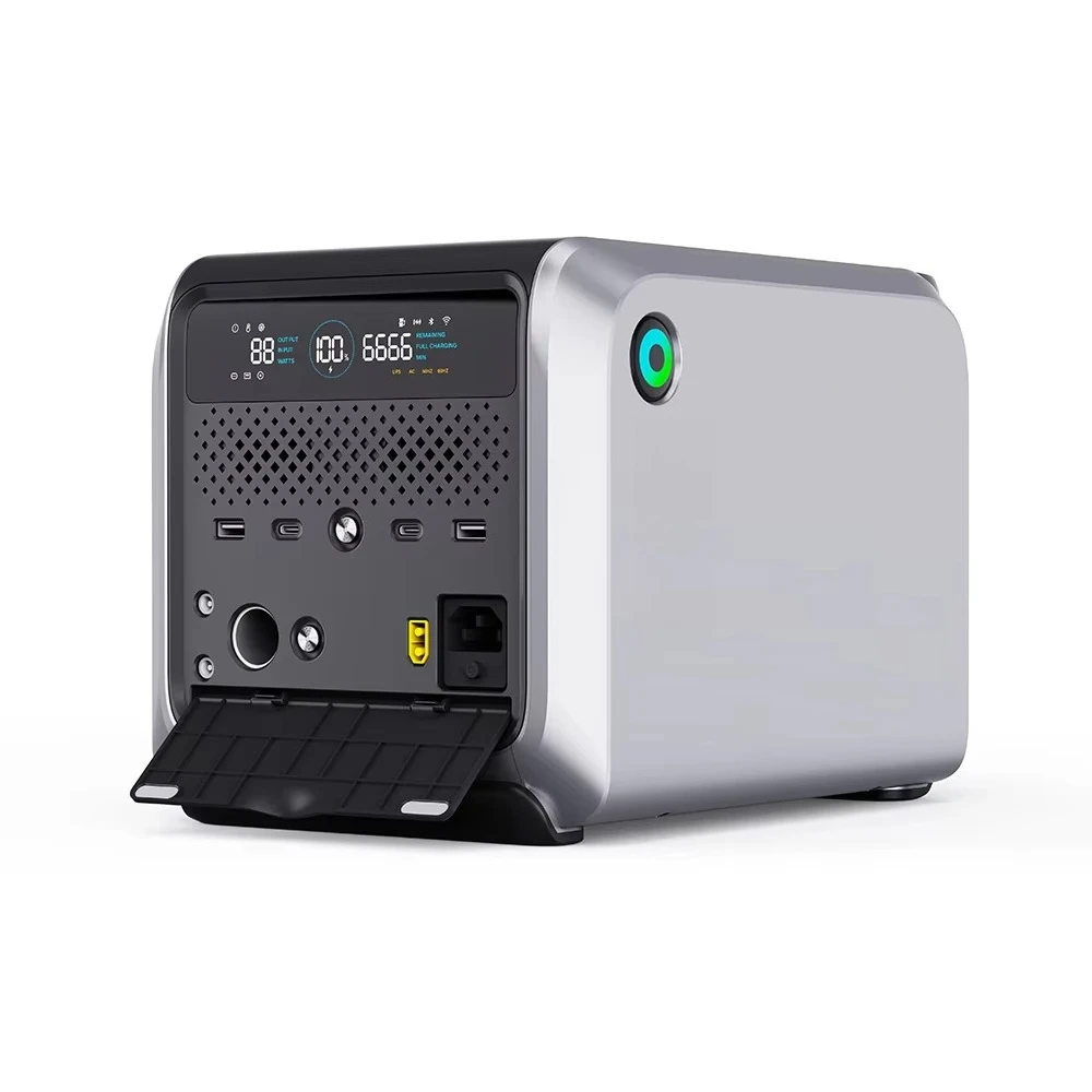 512Wh 100V 120V 230V 600W نظام مولد الطاقة الشمسية محطة طاقة محمولة مع العاكس للتخييم العائلي والمغامرة الخارجية #4