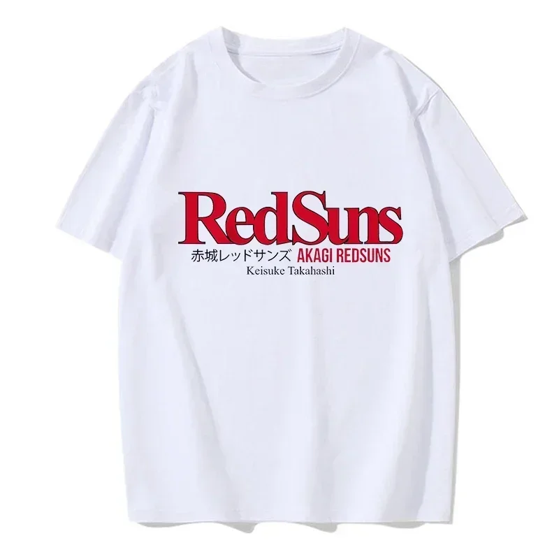 new printed T-shirt Japanese AnimeGothic Redsuns EU Size Top Initial D T-Shirt Men Graphic Tee Shirt AE86 Funny Harajuku Manga T
