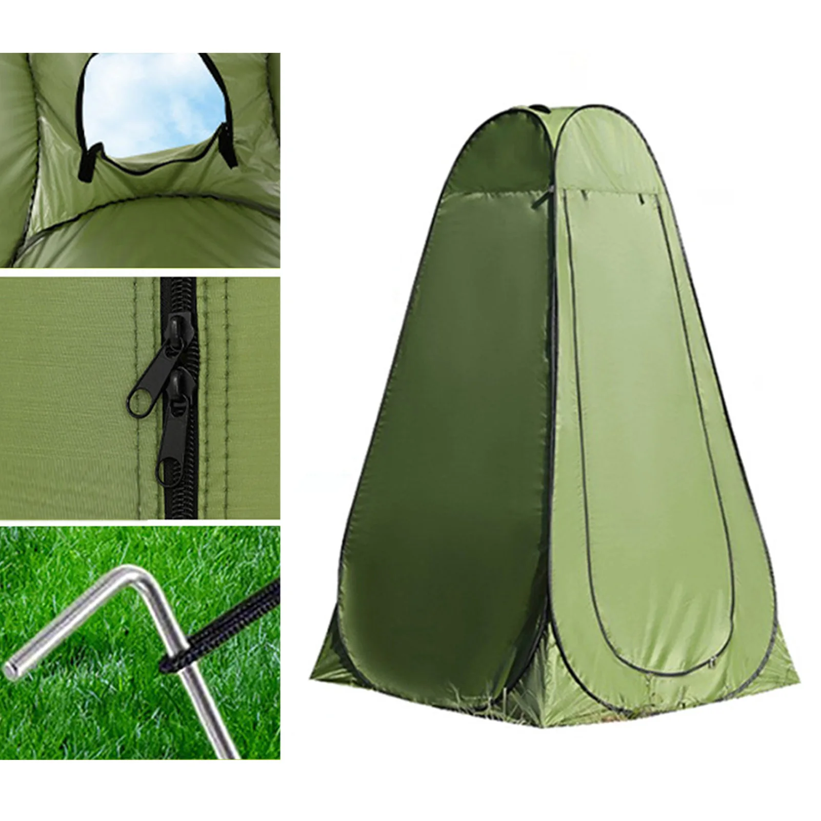 خيمة الخصوصية الخارجية المحمولة خيمة مرحاض قابلة للطي لسيارة التخييم لمسافات طويلة الطريق السريع القيادة خيمة مرحاض قابلة للطي