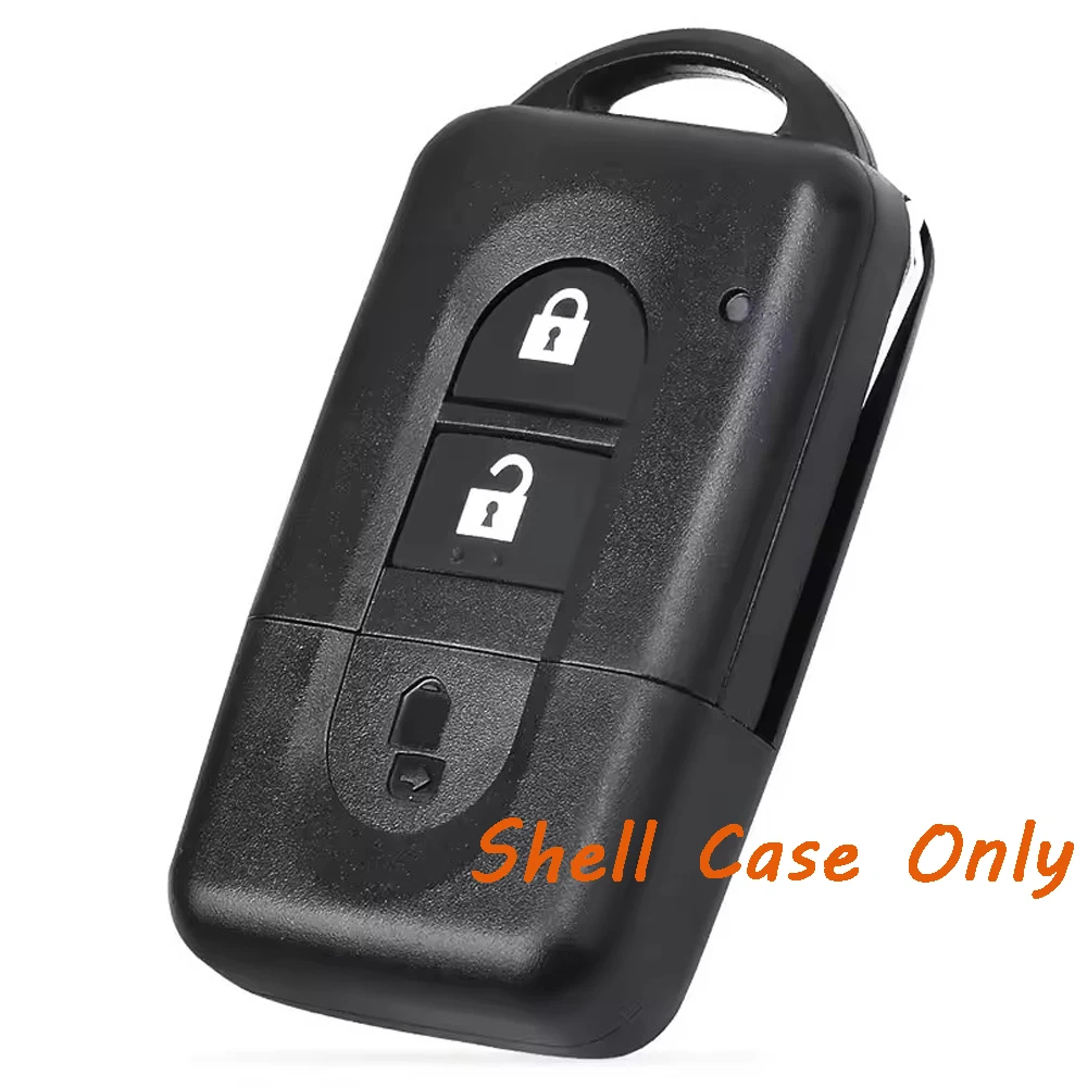 

KEYECU Remote Key Shell Case Fob for Nissan Duke Navara Xtrail Qashqai Pathfinder Micra Juke for 285E34X00A 285E3EB30A