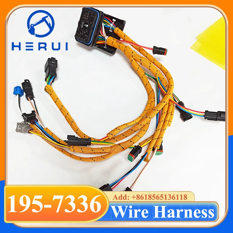 195-7336 Engine Harness 1957336 for Excavator Parts E322C E325C 3126B Engine Wiring Harness 1957336