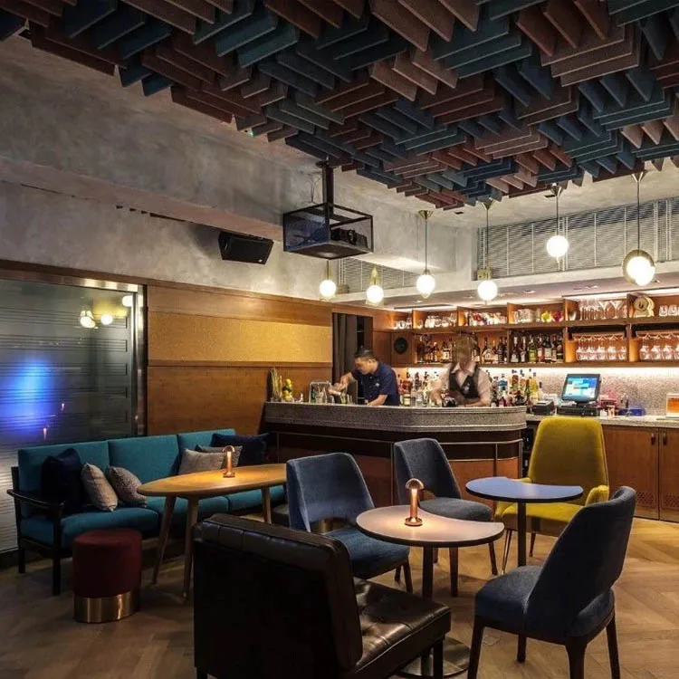 

Hotel Project Restaurante Sofa Bar Furniture Wooden Chairs for Commercial