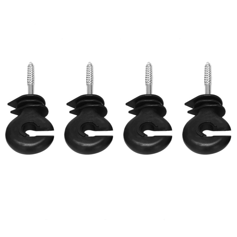 

LJL-200Pcs Electric Fence Offset Ring Insulator Fencing Screw In Posts Wire Safe Agricultural Garden Supplies Accessories