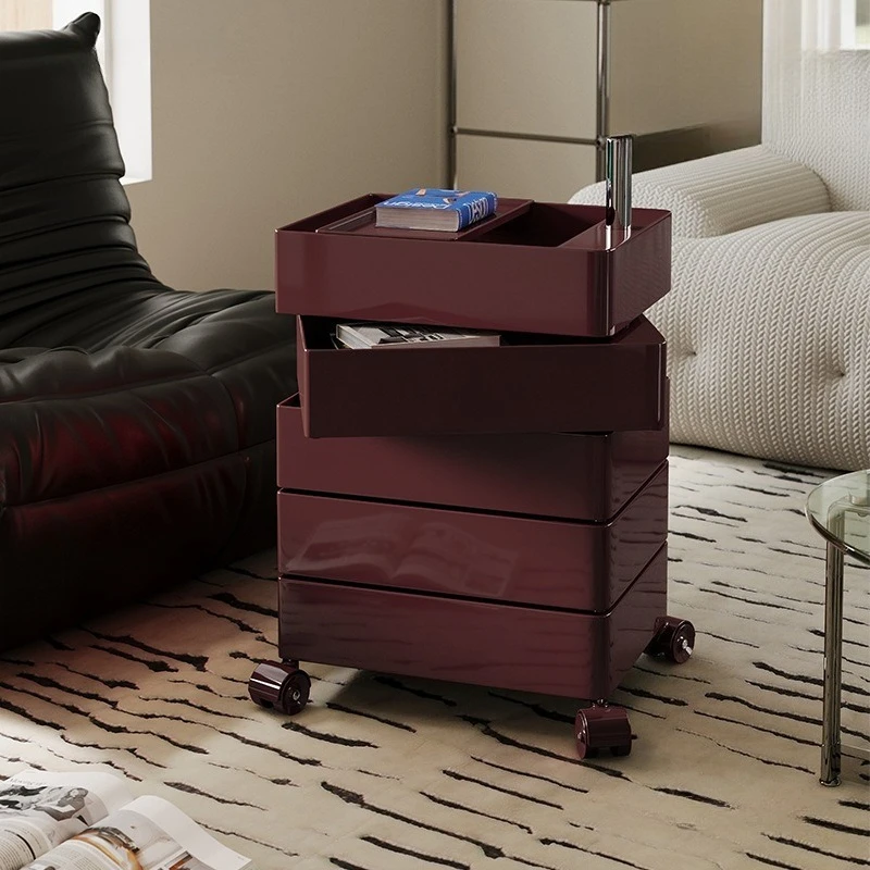 

Home living room pull-out trolley mobile rotating object creative Rubik's cube bedside snacks makeup