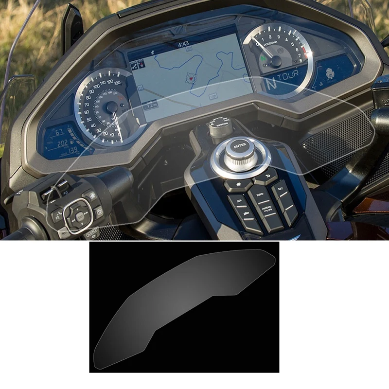 Dash Screen Protector Speedometer Instrument Film Panel Screen Protector Cover for HONDA GL1800 Goldwing 2018-2020JAS