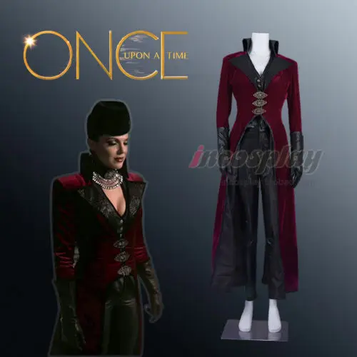 

Once Upon a Time Evil Queen Regina Red Cosplay Costume custom made 5