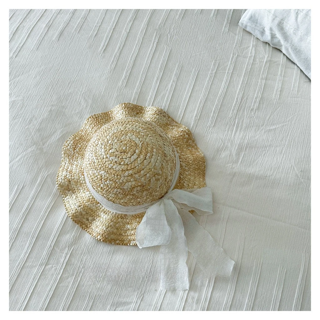 Kids Natural Straw Sun Hat wit - огляд і ціна Straw Hat Summer