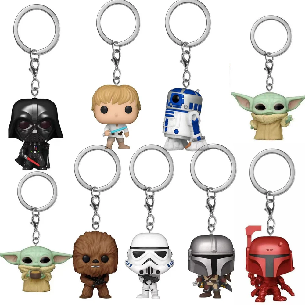 Brelok Baby Yoda z Obi-Wanem
