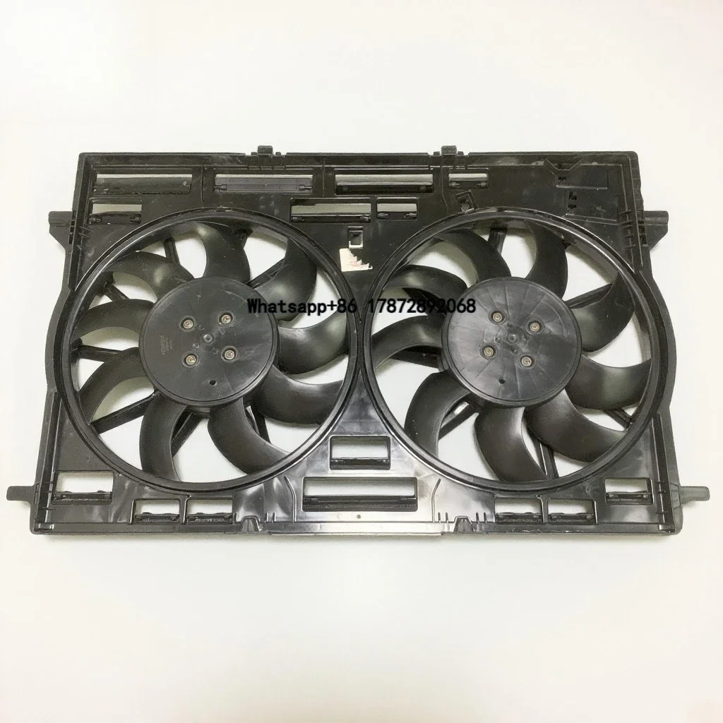 For  URUS Radiator Fan, with Control Unit OEM4M0121207A High-performance Automatic AC Cooling Condenser Fan