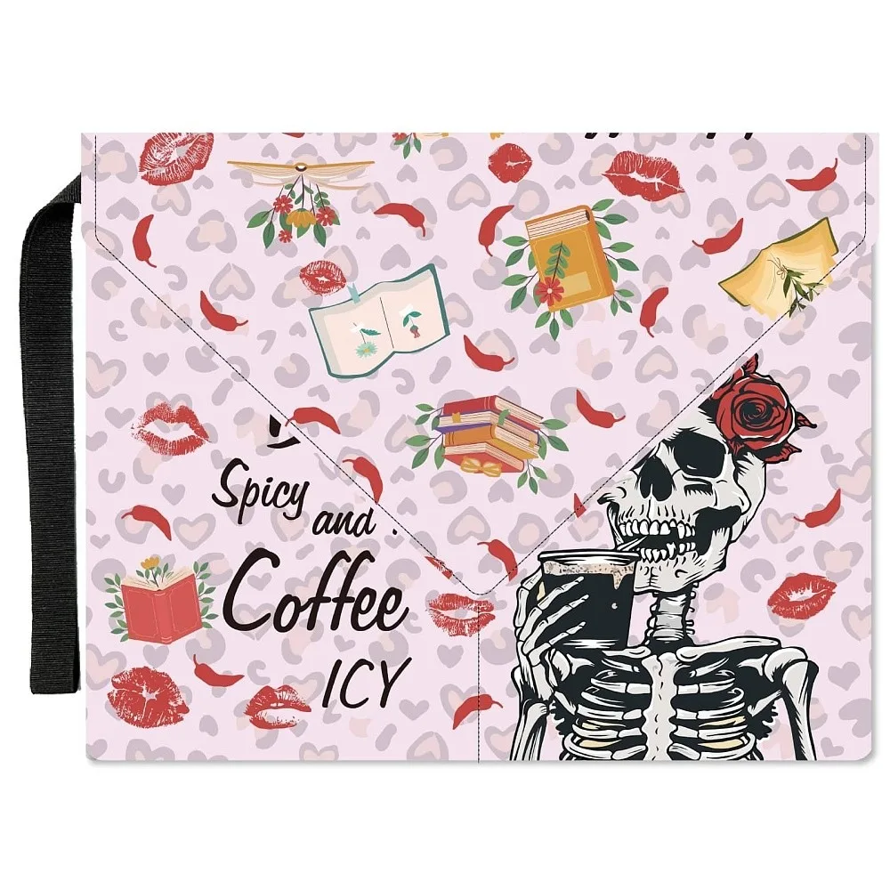 Polyester Book Cover Notebook Wraps with Hook and Loop Rectangle 400~420x285~305mm
