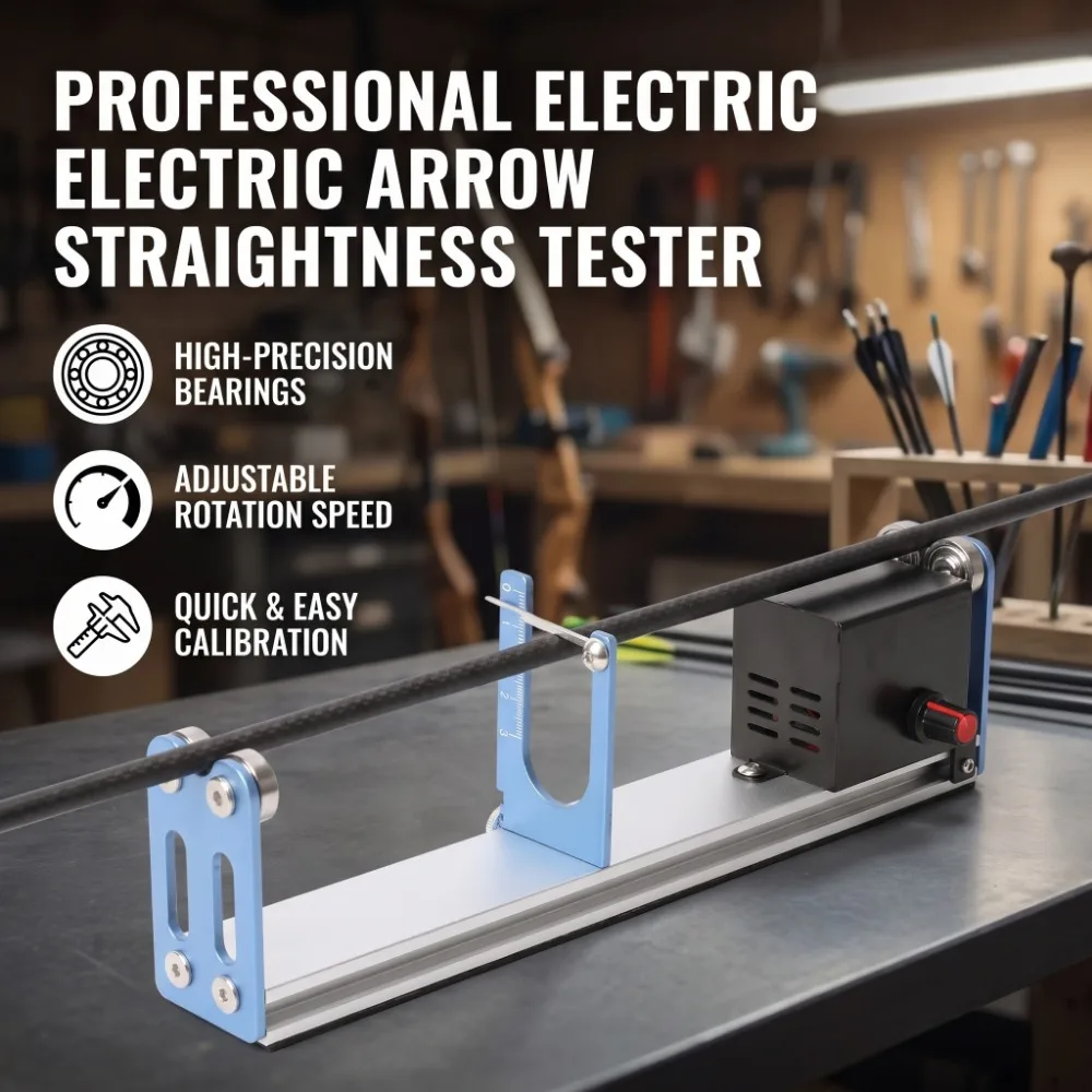 Archery Arrow Selector Professional Electric Measurement Shaft Straightness Bow Competition Shooting Hunting Targeting Tool