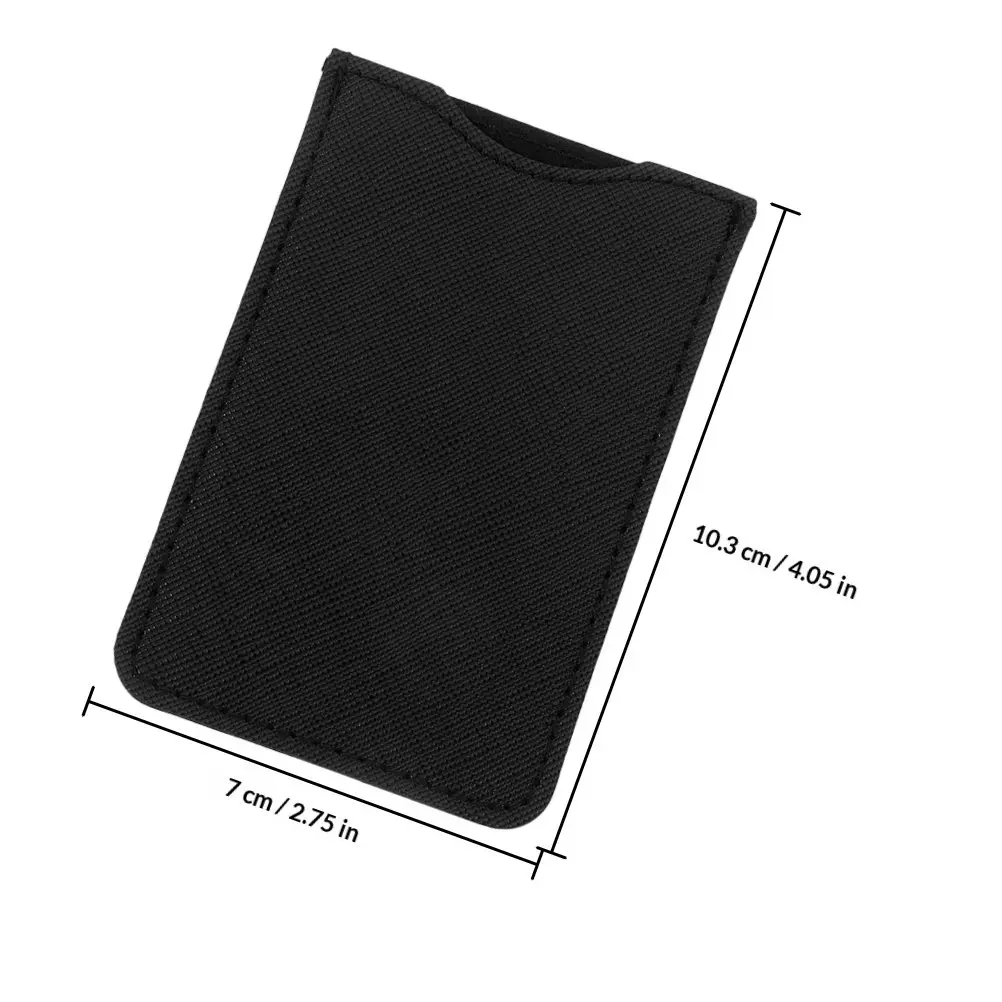 4Pcs Fake Comb Organizer Pouch for Combs Tweezers Lash Tools Hair Stylist Makeup Artist Travel Salon Storage Case Black