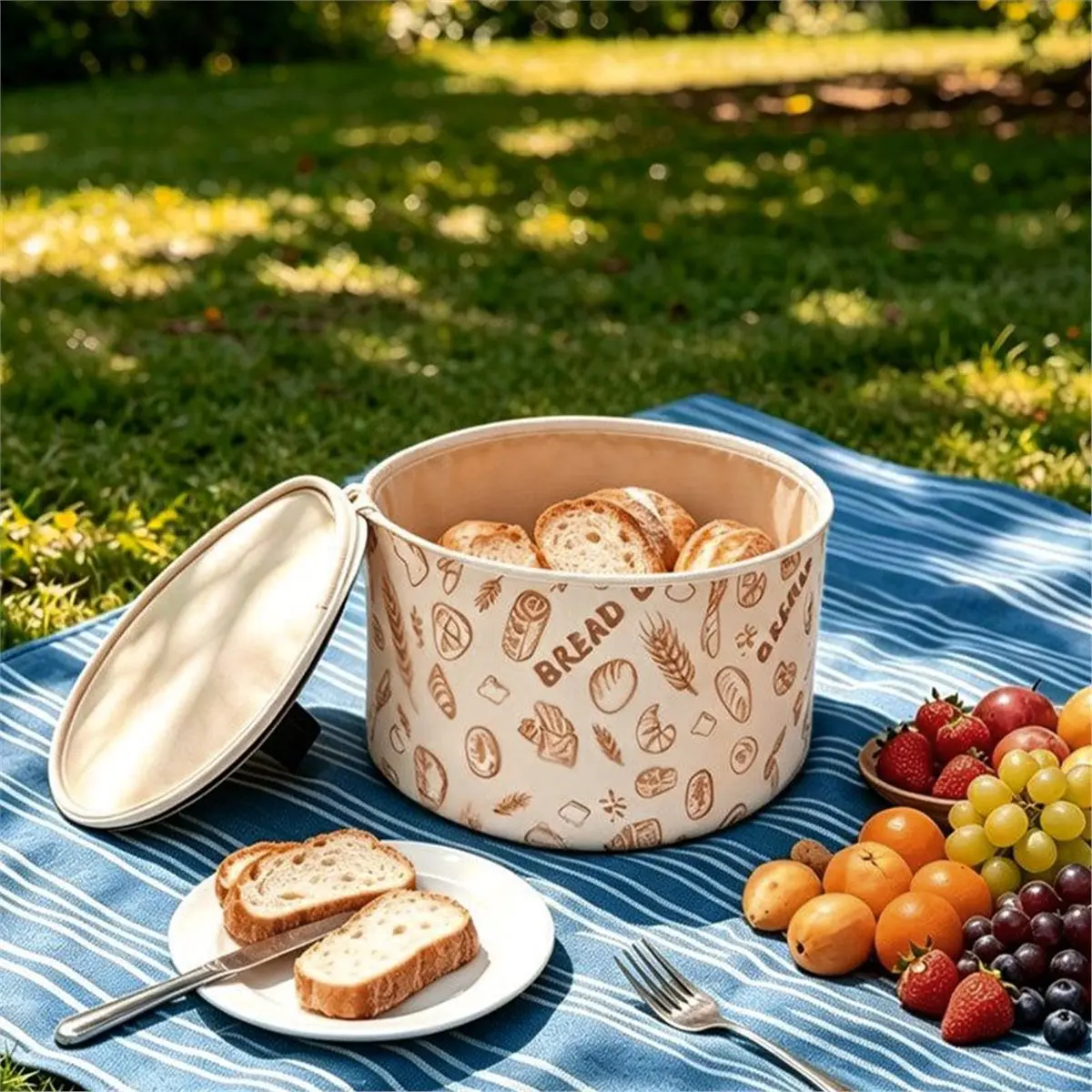 Beeswax Bread Bag for Sourdough, Self-Standing Bread Storage Bag Bread Keeper / Loaf Carrier / Bread Saver / Country