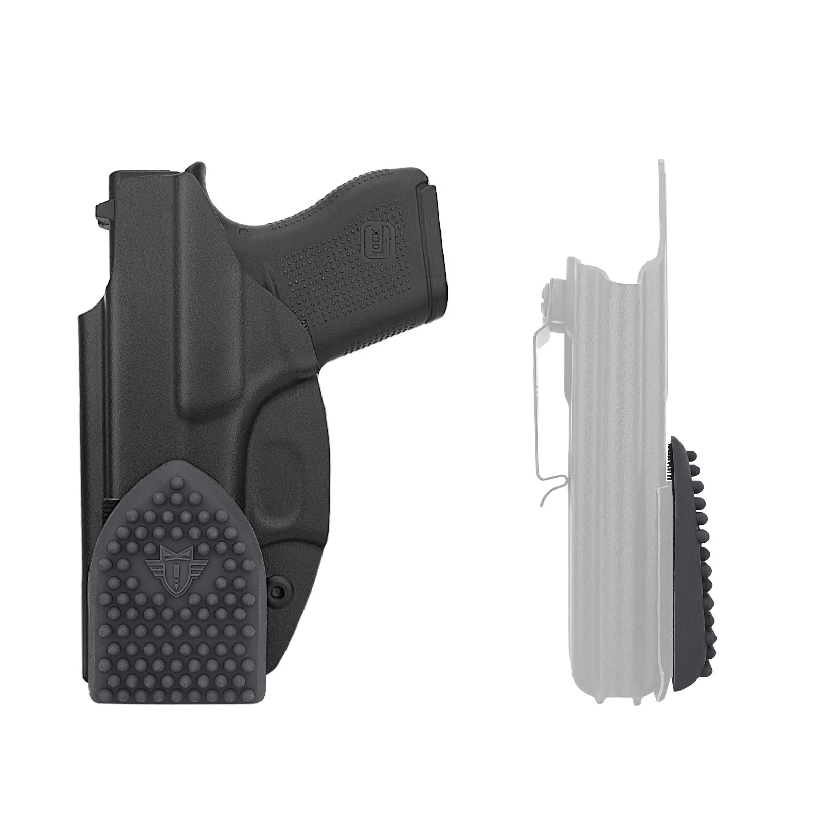 Universal IWB Holster Wedge Appendix Carry Silicone Pad Backer Concealed Carry Gun Holster Cushion Pad for Hunting Accessories