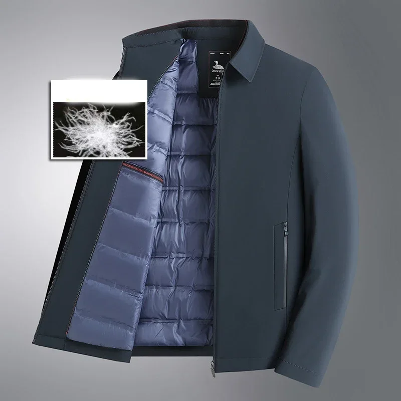 

Men's Down Jacket Winter New Middle-aged Business Casual Detachable Inner Jacket