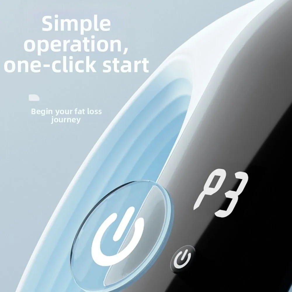 Portable Electric Fascia Massage Ring Ergonomic Adjustable Speed Electric Body Slimming Machine Fat Burning 8 Gears