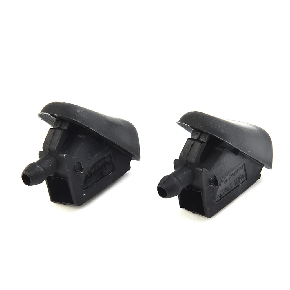 Pair of Washer Spray Jet Nozzles for Ford For Fiesta 2001 2008 & Focus MK2 MK3 2005 2012 Strong Plastic Steel Construction