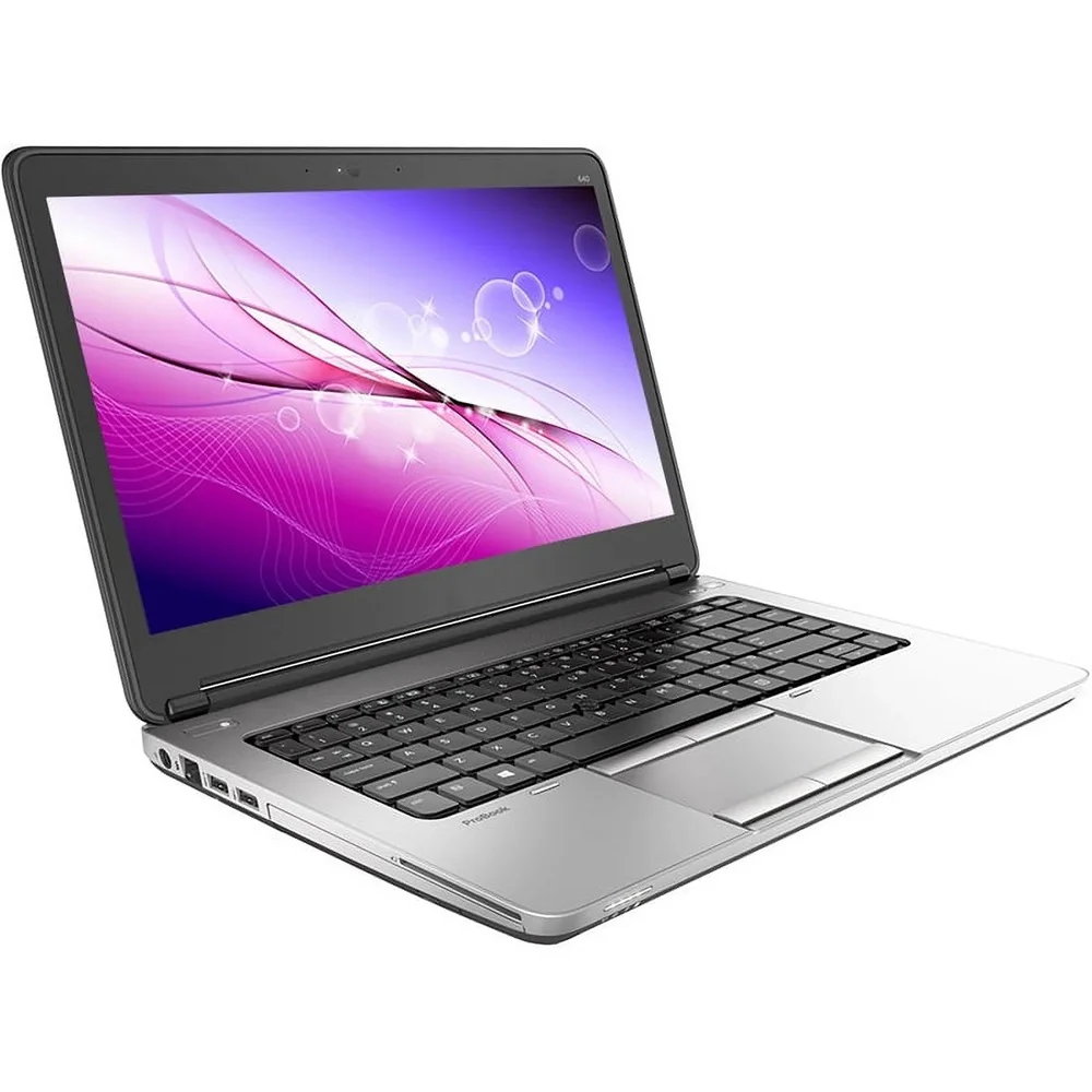 Laptop ProBook 640 G1 Business, Core i5, 8GB de RAM, 256GB SSD, Windows 10 Pro 64, câmera recondicionada