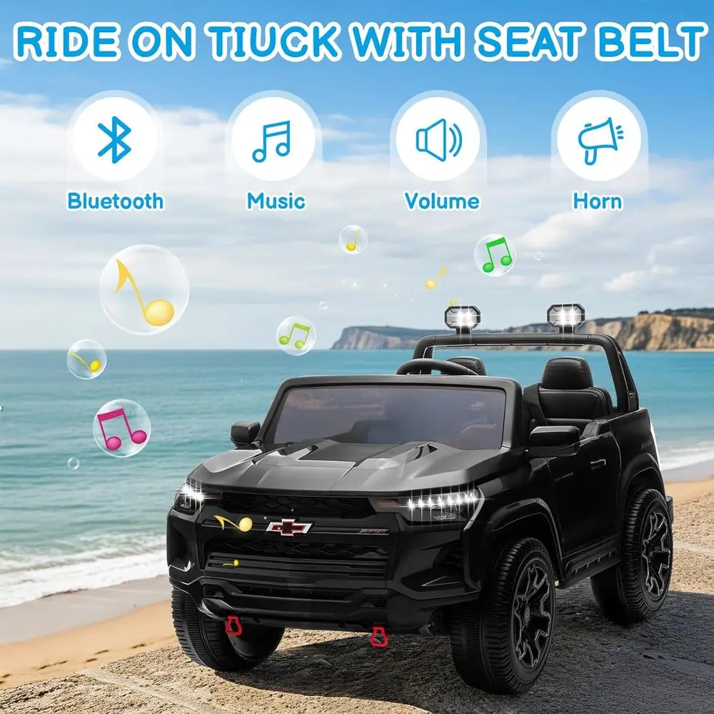 24V Licensed Colorado Electric Car for Kids, Ride on Toys for Toddlers with Remote Control, 2 Seater Electric Car Ride On