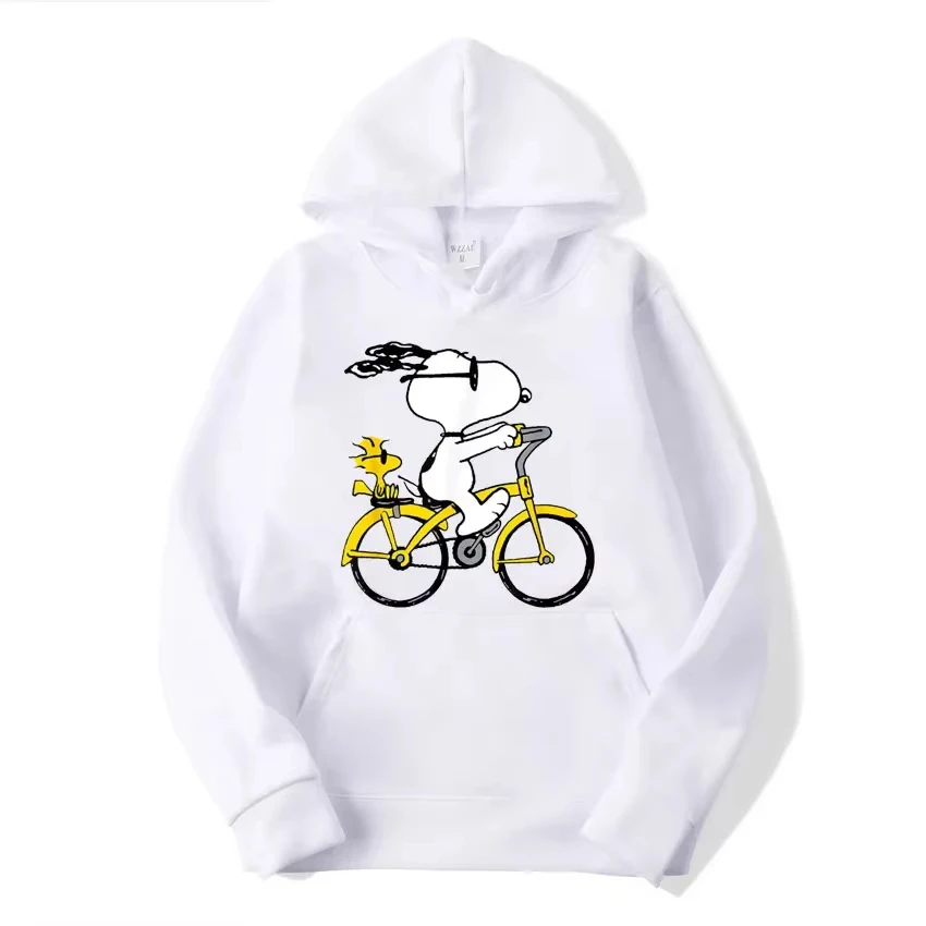Felpa con cappuccio casual modello Miniso Snoopy, una felpa comoda e calda per uomini e donne in autunno e inverno