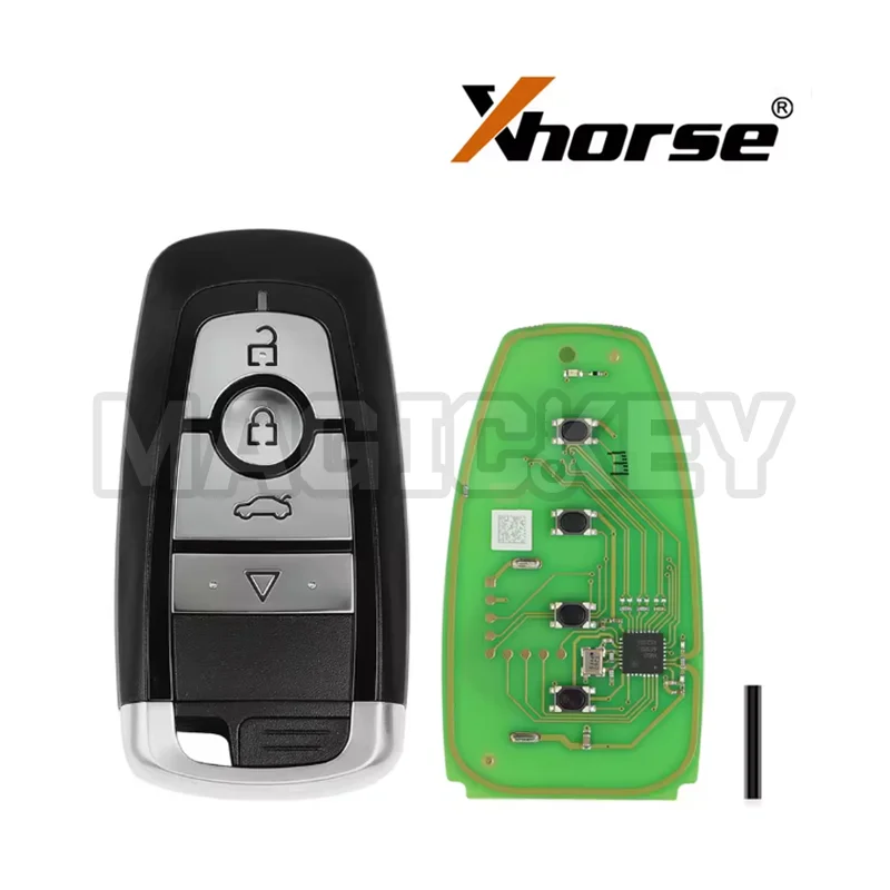 1/2/5 قطعة سلسلة Xhorse XM38 مفتاح ذكي لفورد نوع 4 أزرار XSFO02EN النسخة العالمية