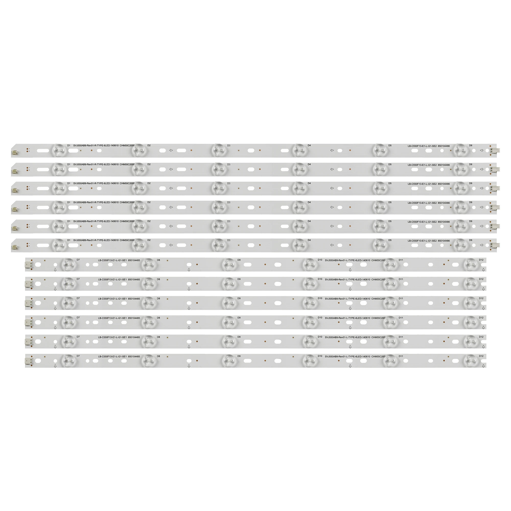 

For Changhong LED55C2000I /2080I light strip CHGD55LB15 CHGD55LB16-LED3030-V0.8