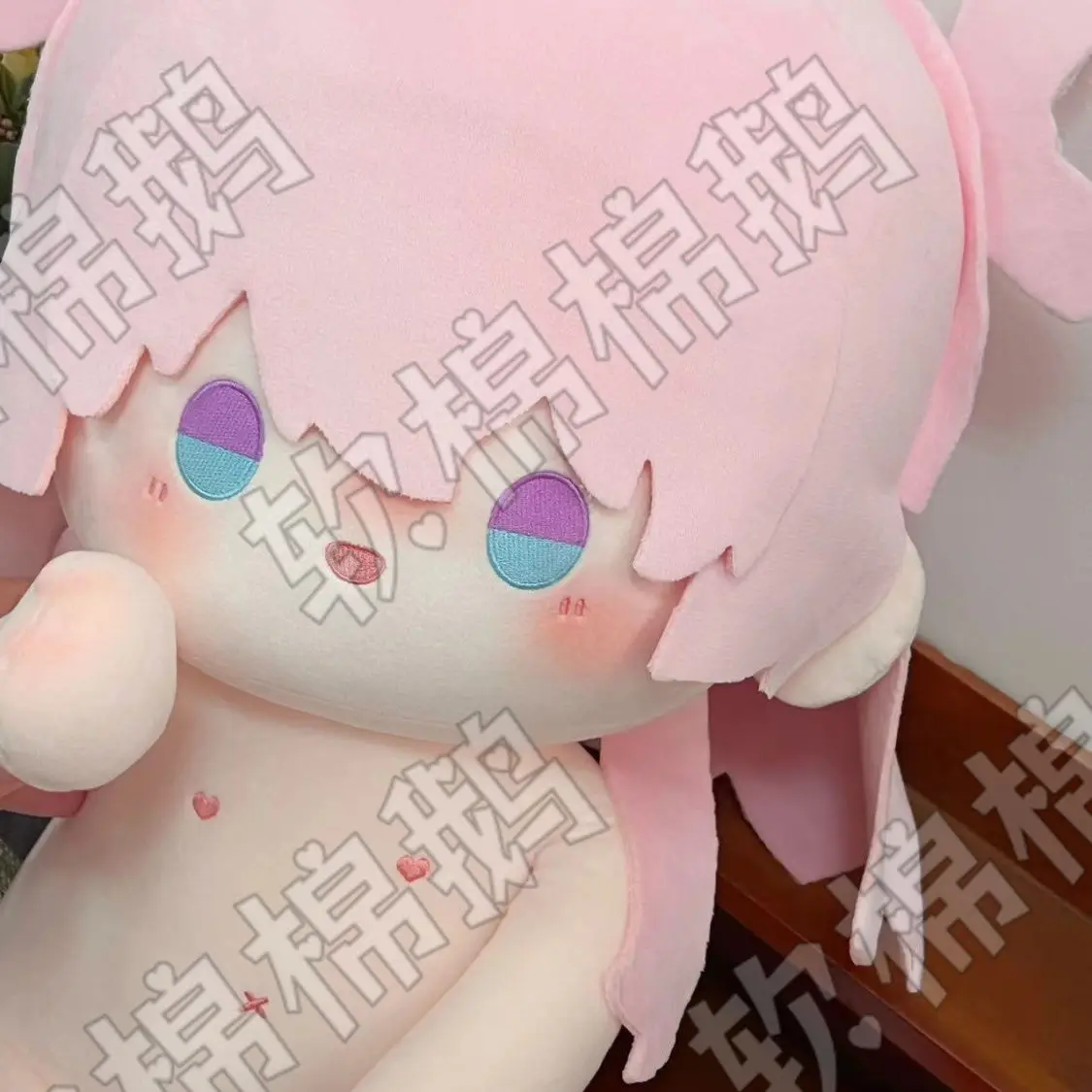 Game Anime March 7th Honkai: Star Rail Attribute Plush Stuffed Doll Body Cartoon Dress Up Toy Sitting Posture Dolls Pillow