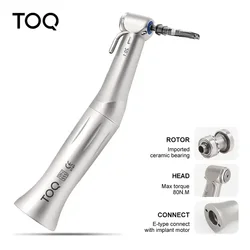 Dental Turbine 20:1 Implant Push Button Contra Angle Low Speed Air Handpiece Precision Power Implant Procedures Dentistry Tools