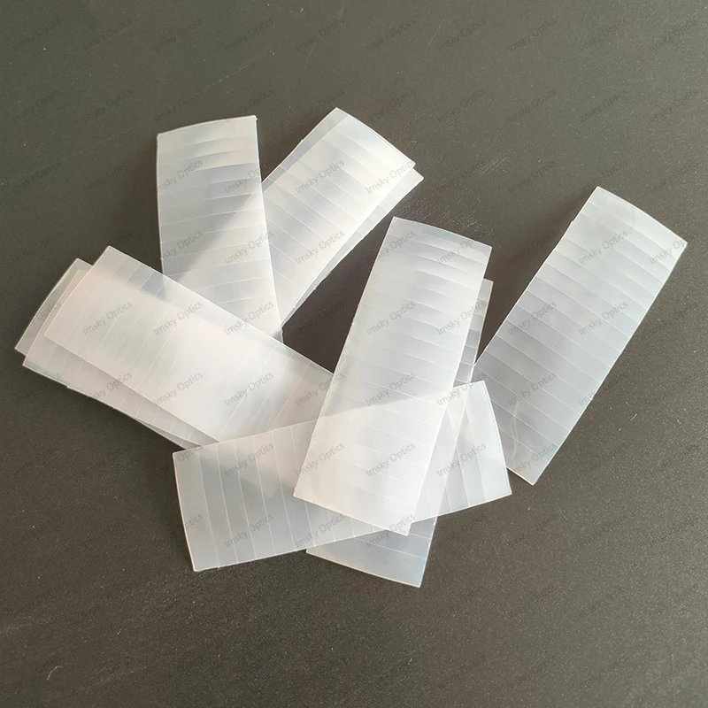 73.8X26.2mm Optical PIR HDPE Human Body Infrared Sensor Fresnel Lens PIR Lens 16m Sensing Distance Focal Length 25mm