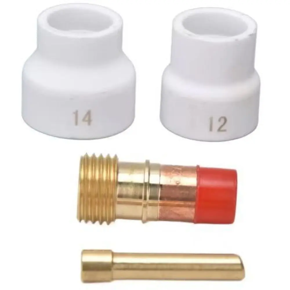 TIG Welding Ceramic Nozzle Cup With Filter Mesh High Temperature Resistant Gas Shielding Consumables Torch Accessories