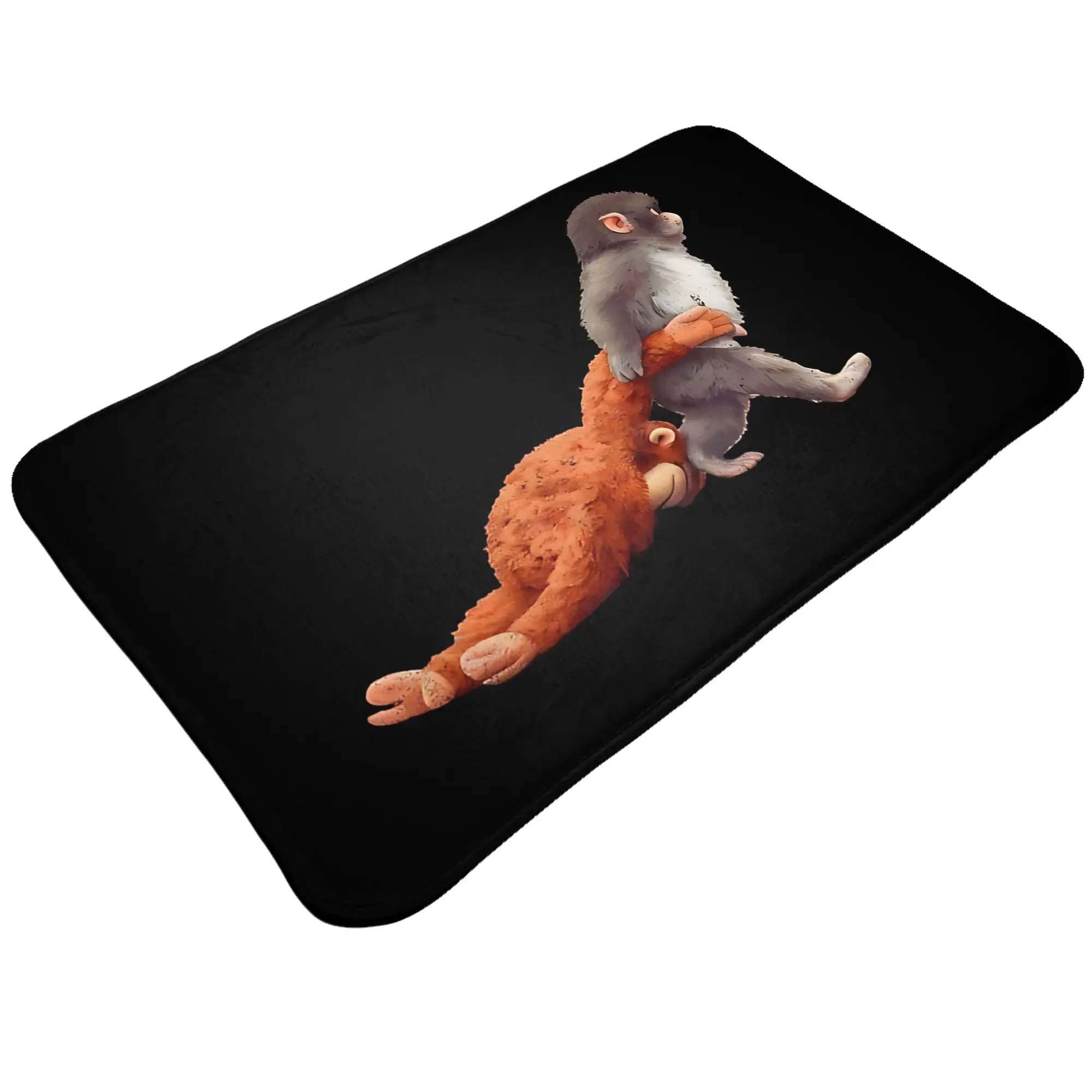Baby Decorations Bathroom Mat Punch Monkey Doormat Living Room Carpet Outdoor Rug Home Decoration