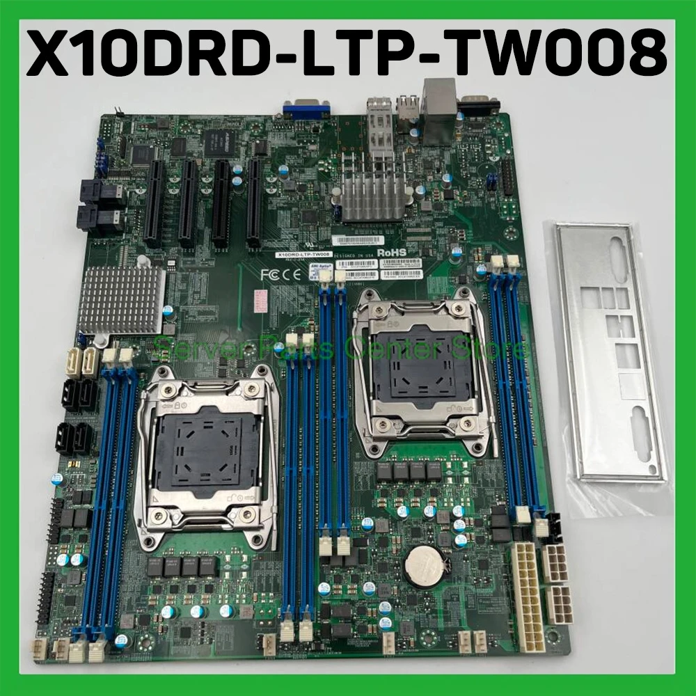 X540 For Supermicro Support E5-2600 V3V4 DDR4 X99 Server Motherboard X10DRD-LTP-TW008