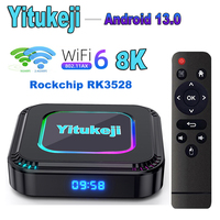 Android 13 TV BOX Quad Core Rockchip RK3528 Dual Band 2.4G 5G WIFI 6 BT 5.0 8K 32GB 16GB