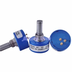 1PC Original Conductive Plastic Long-life Potentiometer 6639S-481-103 10K OHMS Round Shaft Length 20mm
