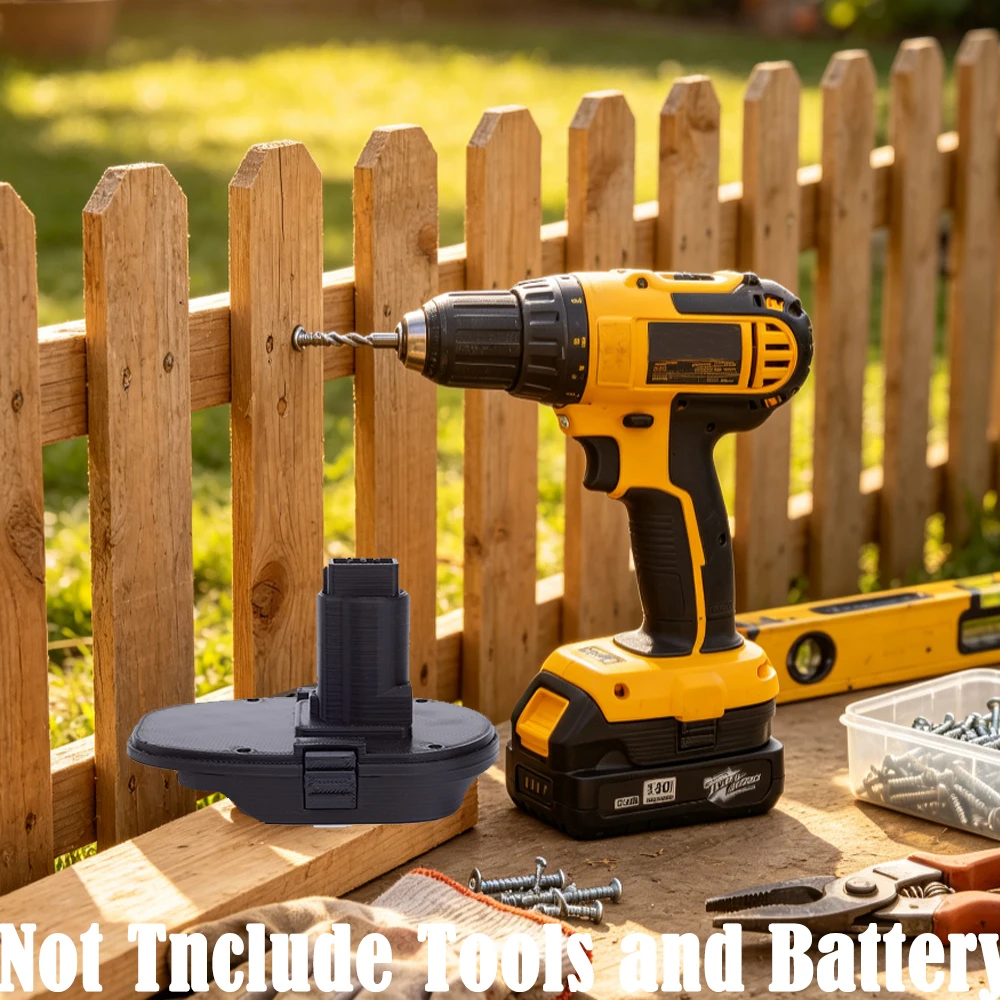 Cordless Electric Battery Adapter For Aldi Ferrex 20V Lithium Battery to for DeWalt 18V Ni-Cd Ni-Mh Power Tool Accessories