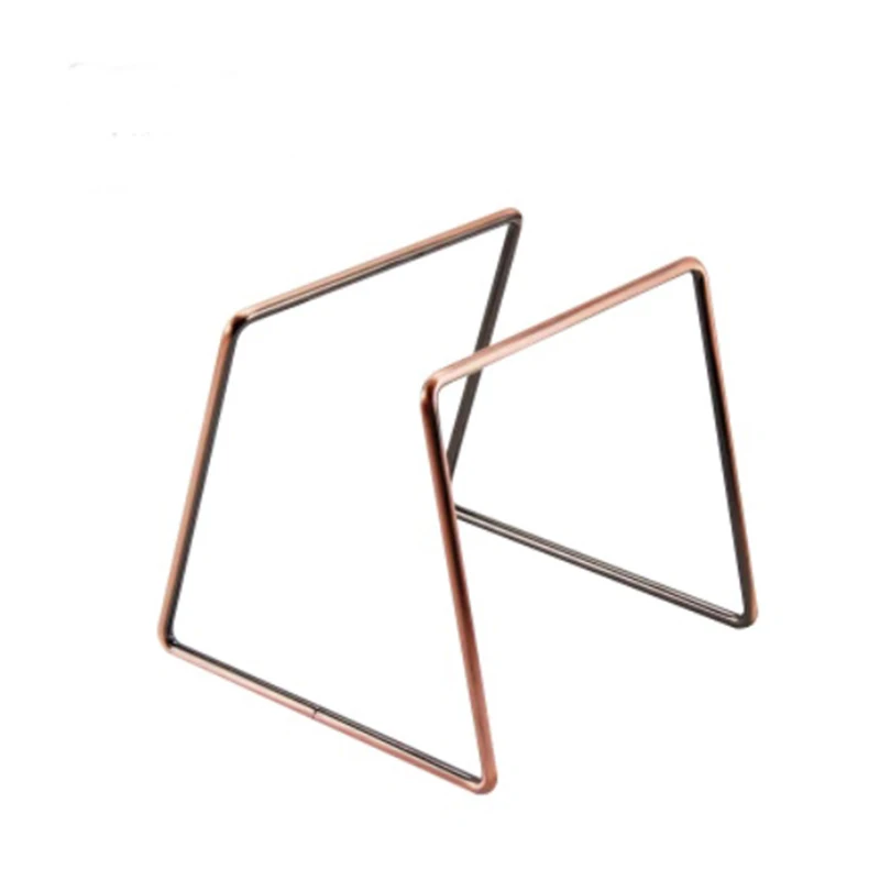 Drip Coffee For Filter Cup Holder Shelf Geometry Coffee Dripper Stand V60 Drip Metal Special Frame For Barista Bronze