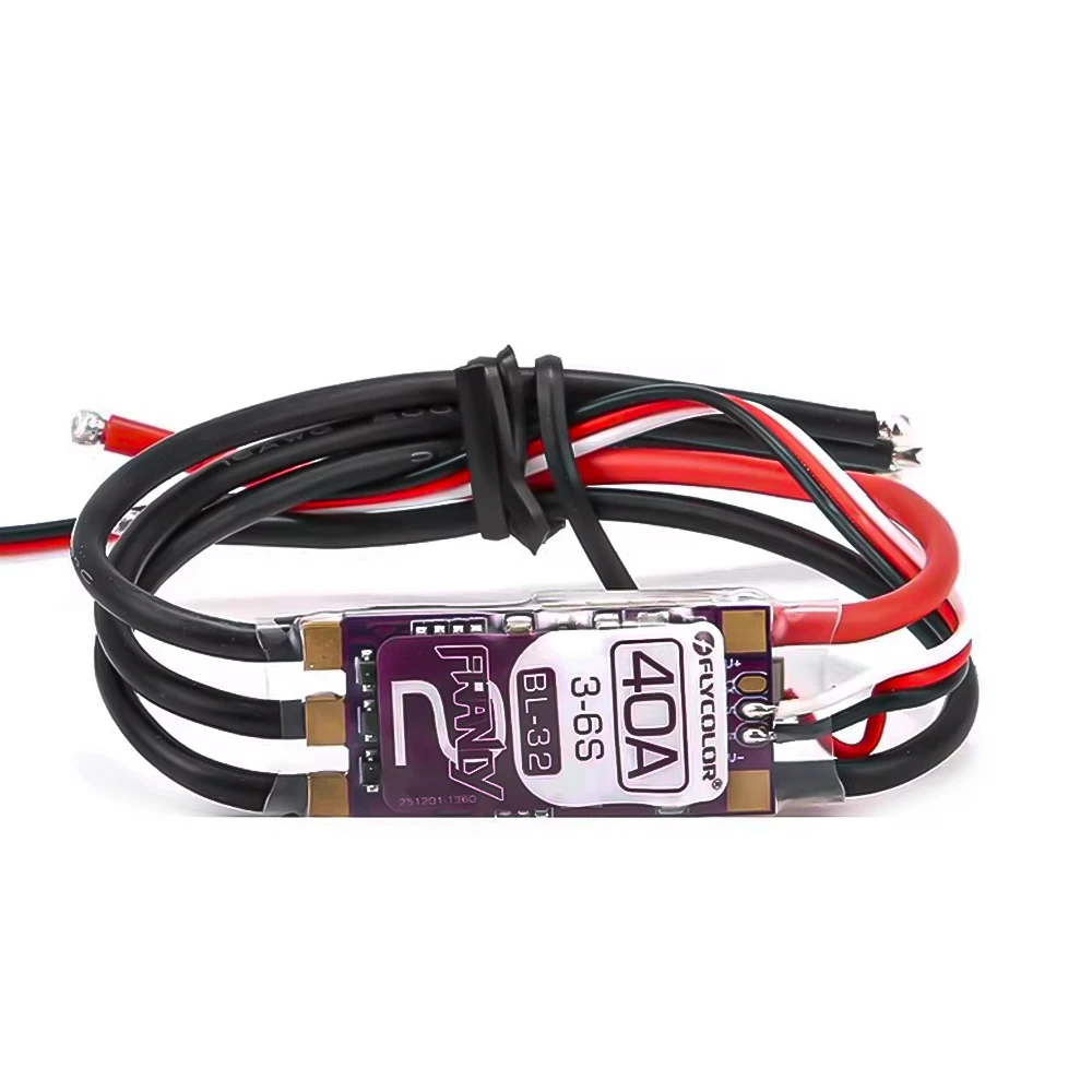 FLYCOLOR ブラシレスESC 20A 30A 40A 50A BLHELI-32 Dshot高性能MCU 5V/3A 12V/2A ダブルBEC調整可能 RC玩具部品用