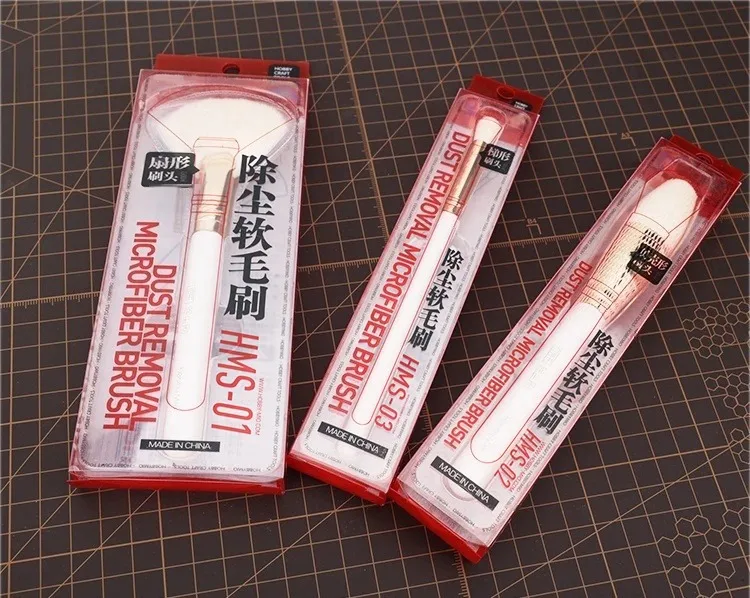 HOBBY MIO HMS-01/02/03 Zachte borstel Detail Stofborstel voor Gunpla Militaire Mecha Model Diorama Schildergereedschap Hobby DIY Craft