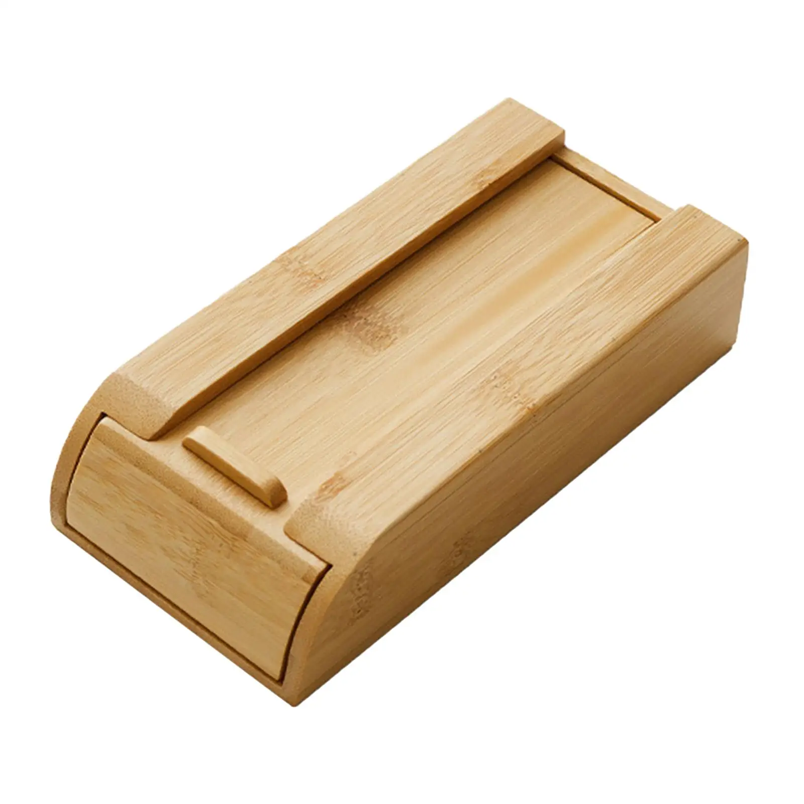 Under Desk Drawer Organizer Bamboo Hidden Storage Box Adhesive Mount Desktop Pencil Holder for Home Office Supplies