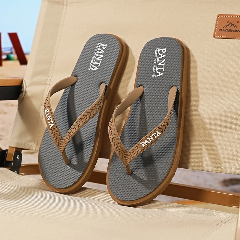 

Summer Latest Style Men Thong Flip Flops Lightweight Outdoor Beach Casual Shoes