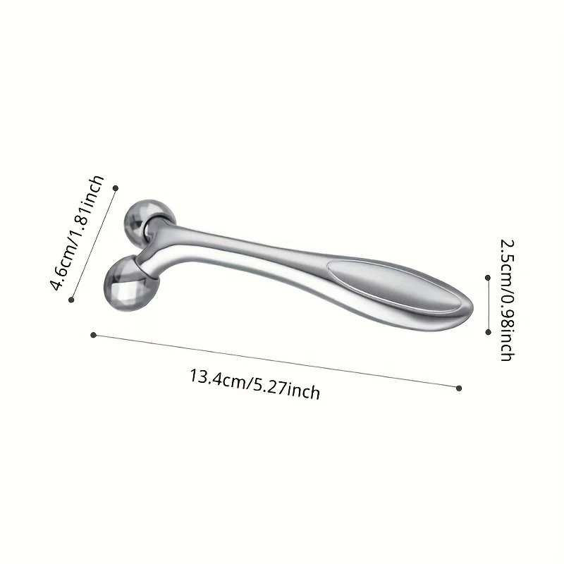 Y-Shaped Facial Massager for Face Lifting and Tightening, Microcurrent Roller for Skin Rejuvenation