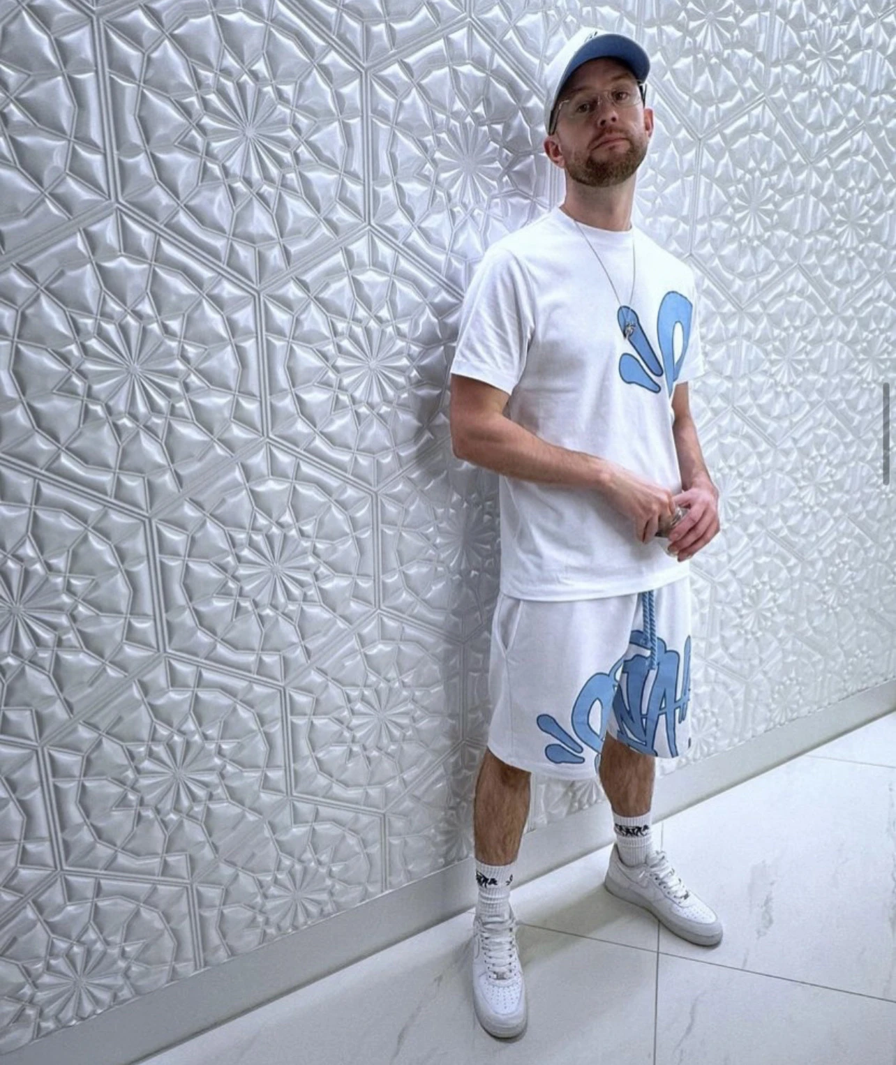 

Synaworld Summer ort Sve Set Breathable Casual Streetwear Hip Hop Loose Fit Straight Leg Pants Youthful Energy Sle