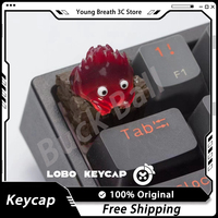 Calcifer Mechanical Keyboard Keycap Customized Kawaii Keycap Cartoon Original Design Keycap For Keyboard Accessory Gamer Office