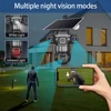 V380 ソーラーカメラ屋外防水 3 レンズ HD 12MP 4G SIM カメラナイトビジョン Ai 人間追跡双方向インターホン CCTV 6