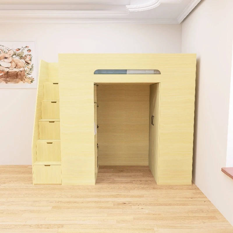 Under The Half-empty Bed, Cabinet, Cloakroom, Learning To Sleep, Integrated Room Partition, Walk-in Closet