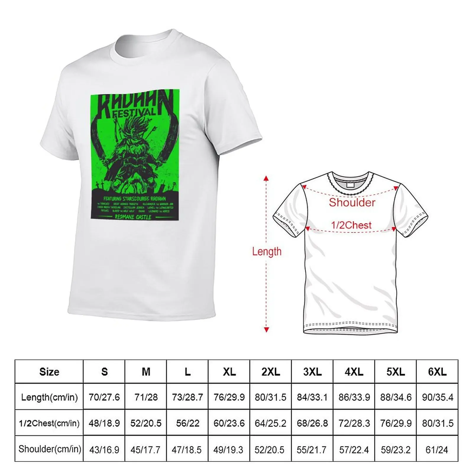 Festival radahn s T-Shirt t shirt men 100% cotton luxury brand t shirts cotton 100% T-Shirt
