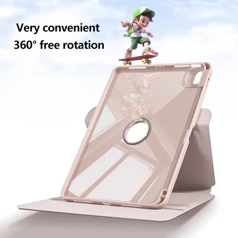 For New IPad A16 11th Generation 2025 Case for IPad Air 7 6 11" M3 M2 Mini7/6 A17 Pro11 13 12.9 M4 Air4/5 10th Flip Rotate Cover 3