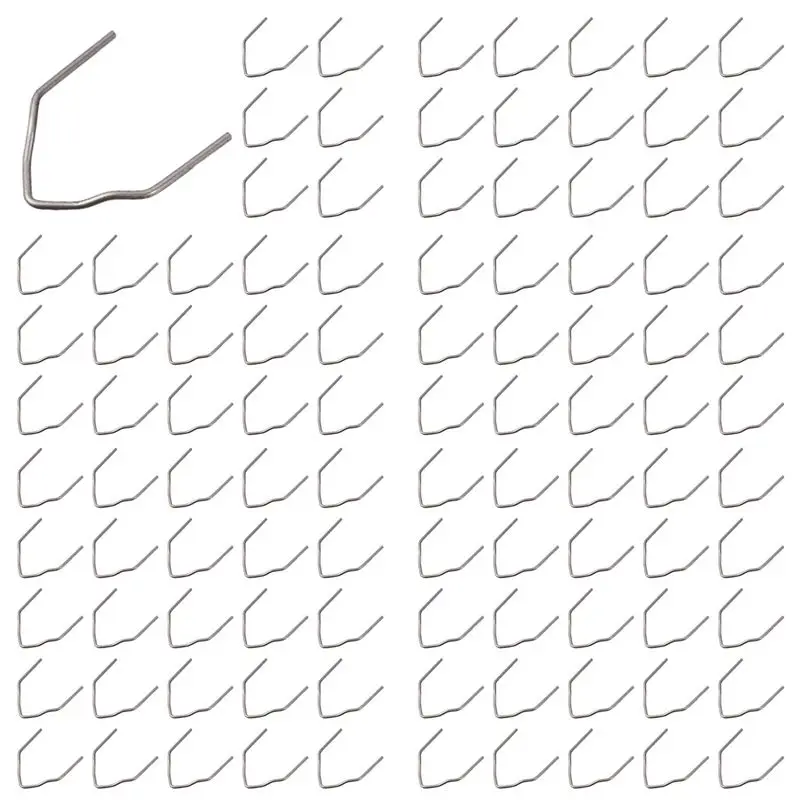 ABXF-2000Pcs Hot Staple Repair Machine Plastic Welding Hot Stapler Auto Bumper Repair Pre Cut For All Cars Right Angle 0.8Mm